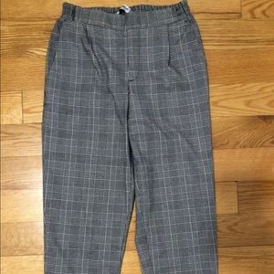 Pull & Bear plaid pants Sz s